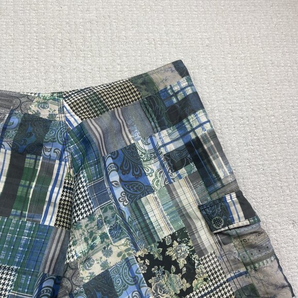 Y2K Men's Ripzone Paisley PatchWork Board Shorts Surfer Skate Grunge Men Sz Read - Picture 13 of 14